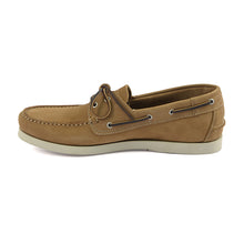 Load image into Gallery viewer, Men&#39;s Boat Shoes Brown Nubuck Leather
