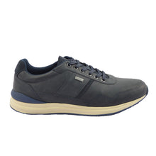 Load image into Gallery viewer, Men&#39;s Comfort Sneakers Navy Leather
