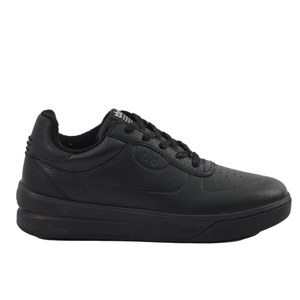 Women's Comfort Sneakers Black Leather