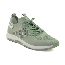 Load image into Gallery viewer, Women&#39;s Comfort Recycled Textile Sneakers Light Green
