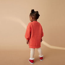 Load image into Gallery viewer, Red Jumper Dress &amp; Leggings Set (3mths-5-6yrs)
