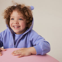 Load image into Gallery viewer, Blue Zip Through Hoodie (3mths-5yrs)
