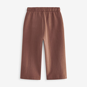 Brown Wide Leg Joggers (3mths-5yrs)