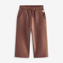 Load image into Gallery viewer, Brown Wide Leg Joggers (3mths-5yrs)
