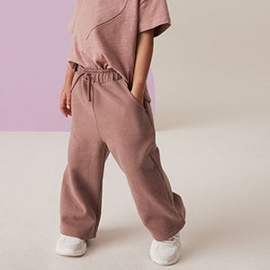 Brown Wide Leg Joggers (3mths-5yrs)