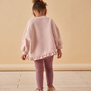 Pink Fairy Frill Hem Sweater & Leggings Set (3mths-5yrs)