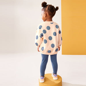 Navy Blue Sweatshirt and Leggings Set (3mths-5yrs)