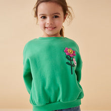 Load image into Gallery viewer, Green Sweatshirt (6mths-5yrs)
