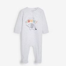 Load image into Gallery viewer, Mummy Elephant Single Baby Sleepsuit (0-12mths)

