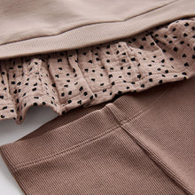 Load image into Gallery viewer, Neutral Pink Long Sleeve Top and Leggings Set (3mths-6yrs)
