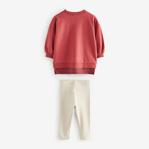 Red Smile Character Long Sleeve Top and Leggings Set (3mths-6yrs)