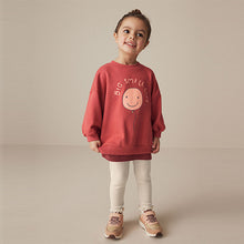 Load image into Gallery viewer, Red Smile Character Long Sleeve Top and Leggings Set (3mths-6yrs)
