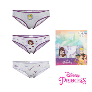 Disney Princess - Briefs White Purple Grey