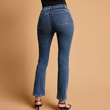 Load image into Gallery viewer, Dark Blue Supersoft Bootcut Jeans
