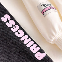 Load image into Gallery viewer, Ecru White Disney Princess Long Sleeve 100% Cotton T-Shirt and Leggings Set (3mths-6yrs)
