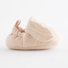 Load image into Gallery viewer, Neutral Bunny Character Slip-On Baby Shoes (0-24mths)
