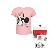 Load image into Gallery viewer, Disney Mickey &amp; Minnie - T-shirt Red Pink
