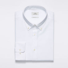 Load image into Gallery viewer, White Slim Fit Single Cuff Easy Care Oxford Shirt
