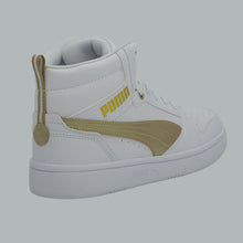 Load image into Gallery viewer, Women&#39;s Rebound v6 Metallic Dream Mid-Neck Sneakers
