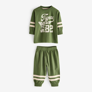 Multi Bright Varsity 3 Pack Oversized Pyjamas (9mths-6yrs)
