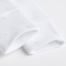 Load image into Gallery viewer, White Animals Baby Delicate Appliqué 100% Cotton Sleepsuits 3 Pack (0-18mths)
