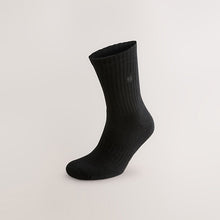 Load image into Gallery viewer, 4 Pack Black Sports Socks
