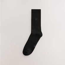 Load image into Gallery viewer, 4 Pack Black Sports Socks
