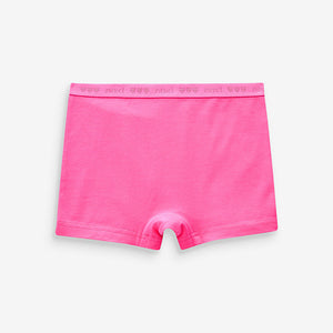 Bright Pink Short Briefs 5 Pack (2-12yrs)