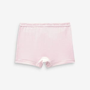 Bright Pink Short Briefs 5 Pack (2-12yrs)