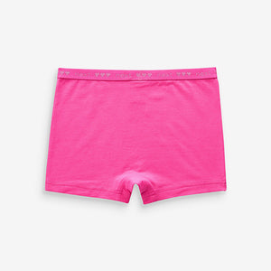 Bright Pink Short Briefs 5 Pack (2-12yrs)