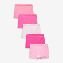 Load image into Gallery viewer, Bright Pink Short Briefs 5 Pack (2-12yrs)

