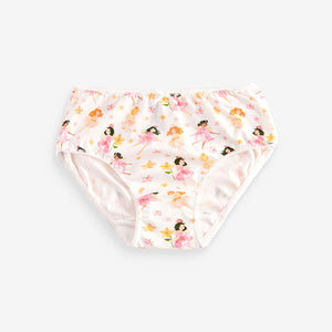 Pink Fairy Print Briefs 7 Pack (1.5-12yrs)