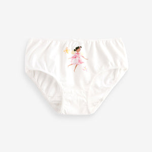 Pink Fairy Print Briefs 7 Pack (1.5-12yrs)