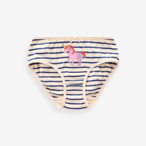 Pink/Blue Unicorn Character Briefs 7 Pack (1.5-10yrs)