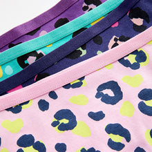 Load image into Gallery viewer, Pink/Purple Animal Print Hipsters 7 Pack (3-12yrs)
