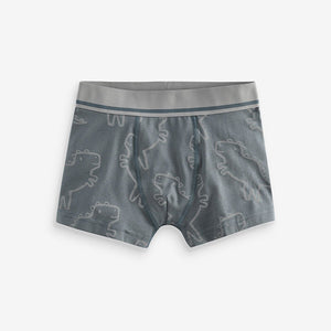Linear Dino Print Pattern Trunks 5 Pack