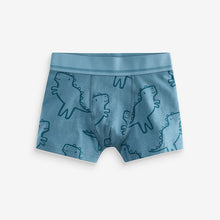 Load image into Gallery viewer, Linear Dino Print Pattern Trunks 5 Pack
