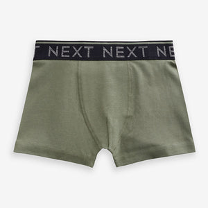 Muted Mineral Trunks 7 Pack (7-12yrs)