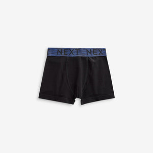 Black Autumn Waistbands Trunks 5 Pack (5-12yrs)