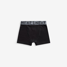 Load image into Gallery viewer, Black Autumn Waistbands Trunks 5 Pack (5-12yrs)
