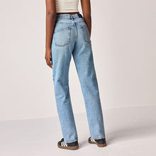 Load image into Gallery viewer, Mid Blue Rigid Straight Leg Jeans
