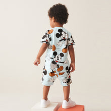 Load image into Gallery viewer, Blue Mickey Short Sleeve T-Shirt and Shorts Set (3mths-5-6yrs)
