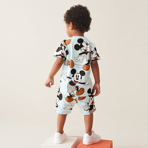 Blue Mickey Short Sleeve T-Shirt and Shorts Set (3mths-5-6yrs)