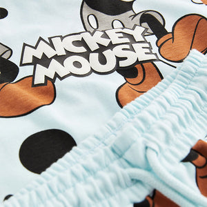 Blue Mickey Short Sleeve T-Shirt and Shorts Set (3mths-5-6yrs)