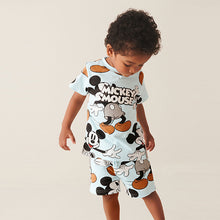 Load image into Gallery viewer, Blue Mickey Short Sleeve T-Shirt and Shorts Set (3mths-5-6yrs)
