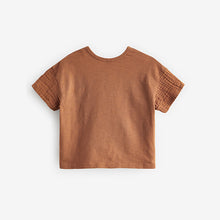 Load image into Gallery viewer, Brown Sunflower Short Sleeve T-Shirt (3mths-5-6yrs)
