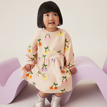 Load image into Gallery viewer, Multi Long Sleeve Jumper Dress (3mths-6yrs)
