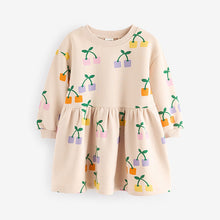 Load image into Gallery viewer, Multi Long Sleeve Jumper Dress (3mths-6yrs)
