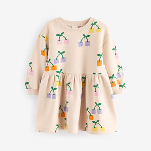 Multi Long Sleeve Jumper Dress (3mths-6yrs)