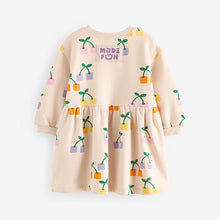 Load image into Gallery viewer, Multi Long Sleeve Jumper Dress (3mths-6yrs)
